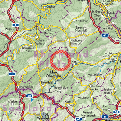 Landkarte Oberhosenbach