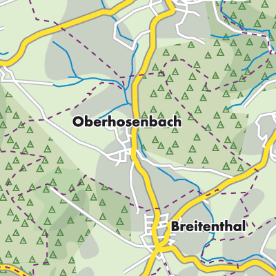 Übersichtsplan Oberhosenbach
