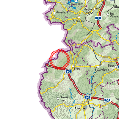 Landkarte Oberlascheid