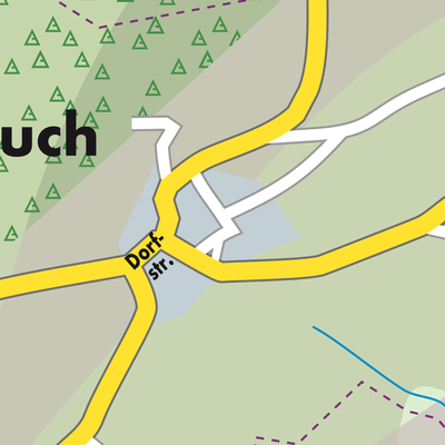 Stadtplan Oberlauch