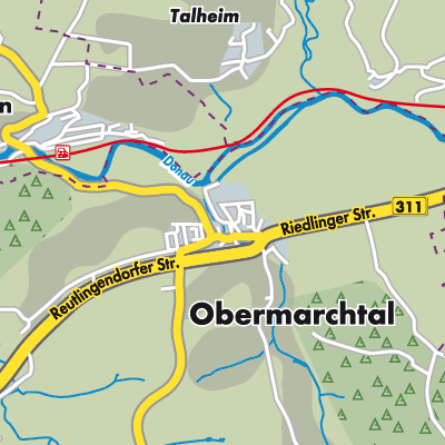 Übersichtsplan Obermarchtal