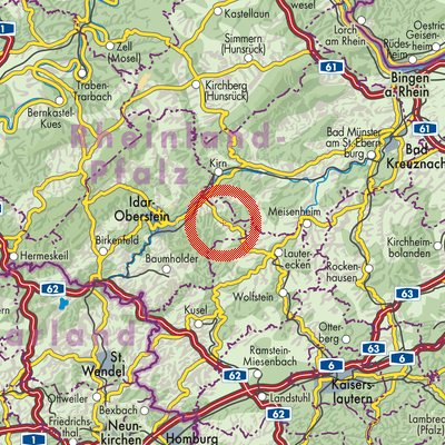 Landkarte Oberreidenbach