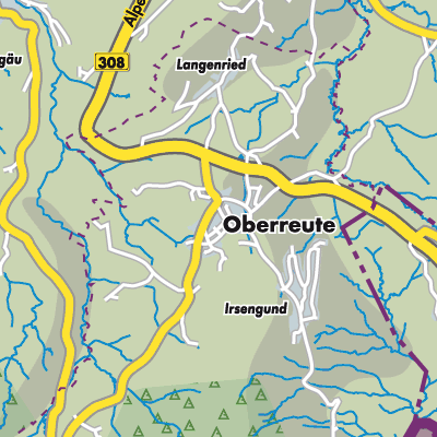 Übersichtsplan Oberreute
