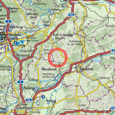 Landkarte Obersüßbach