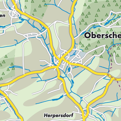 Übersichtsplan Oberscheinfeld