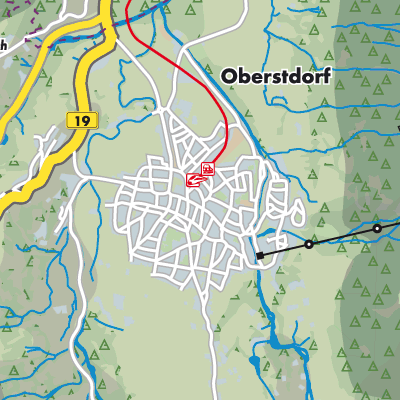 Übersichtsplan Oberstdorf