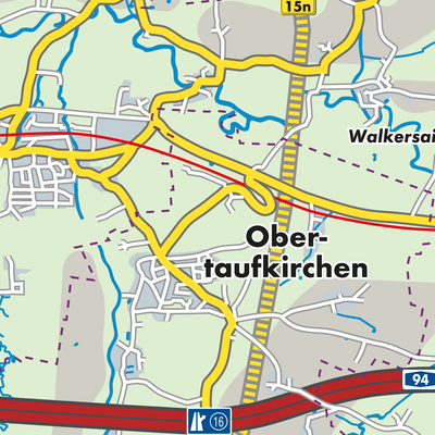 Übersichtsplan Obertaufkirchen