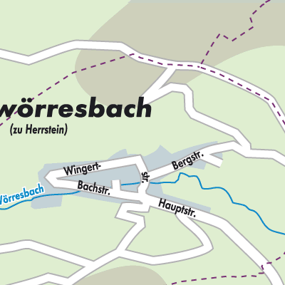 Stadtplan Oberwörresbach