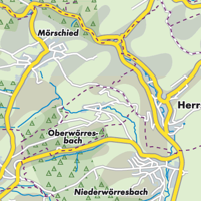 Übersichtsplan Oberwörresbach