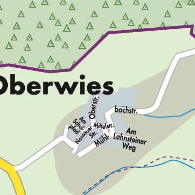 Stadtplan Oberwies