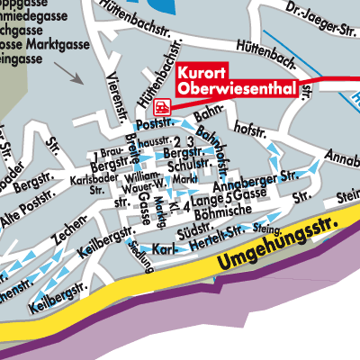 Stadtplan Oberwiesenthal