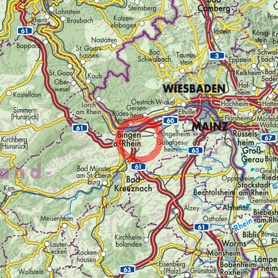 Landkarte Ockenheim