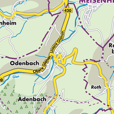 Übersichtsplan Odenbach