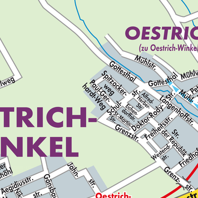 Stadtplan Oestrich-Winkel