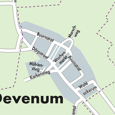Stadtplan Oevenum