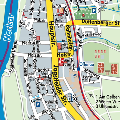 Stadtplan Offenau
