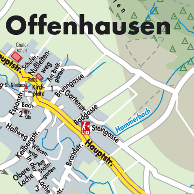Stadtplan Offenhausen