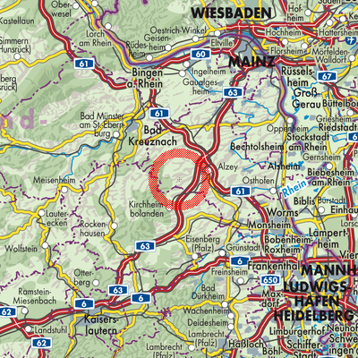 Landkarte Offenheim