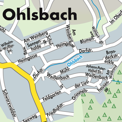 Stadtplan Ohlsbach