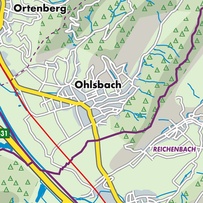 Übersichtsplan Ohlsbach