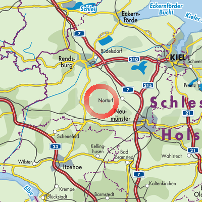 Landkarte Oldenhütten
