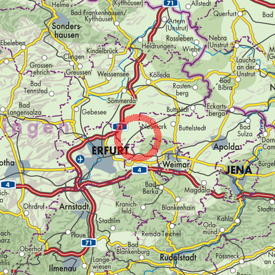 Landkarte Ollendorf