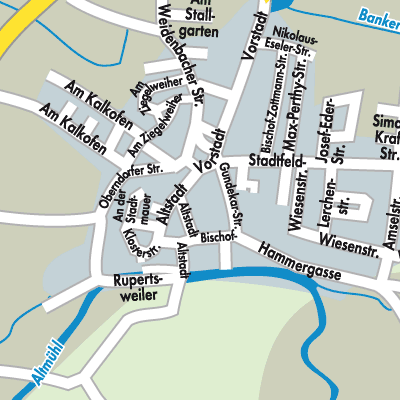 Stadtplan Ornbau