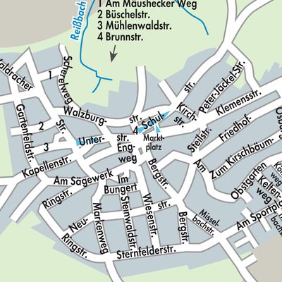 Stadtplan Osburg