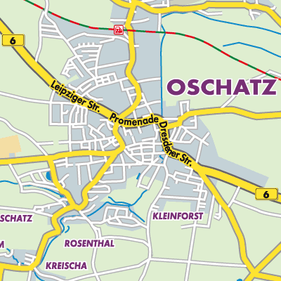 Übersichtsplan Oschatz