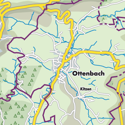 Übersichtsplan Ottenbach
