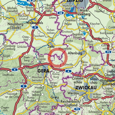 Landkarte Pölzig