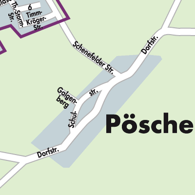 Stadtplan Pöschendorf