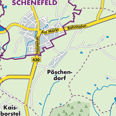 Übersichtsplan Pöschendorf