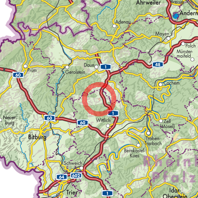 Landkarte Pantenburg