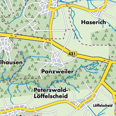 Übersichtsplan Panzweiler