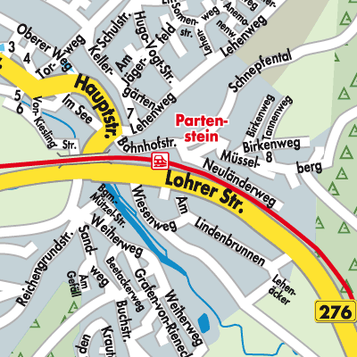 Stadtplan Partenstein