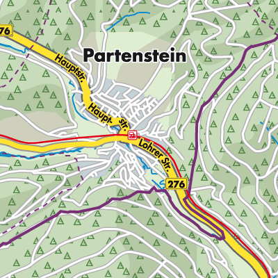 Übersichtsplan Partenstein