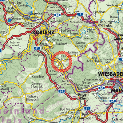 Landkarte Patersberg