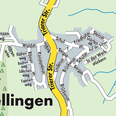 Stadtplan Pellingen