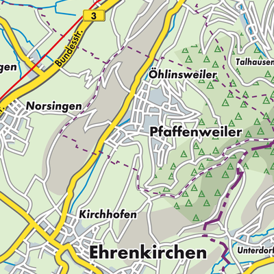 Übersichtsplan Pfaffenweiler