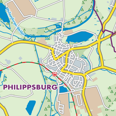 Übersichtsplan Philippsburg