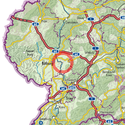 Landkarte Philippsheim