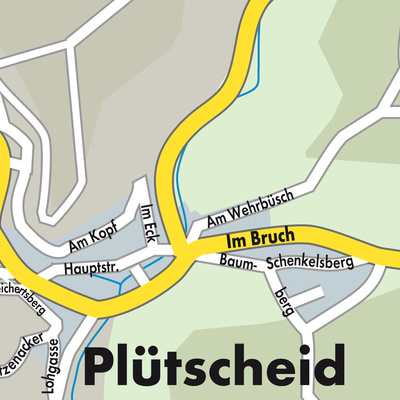 Stadtplan Plütscheid