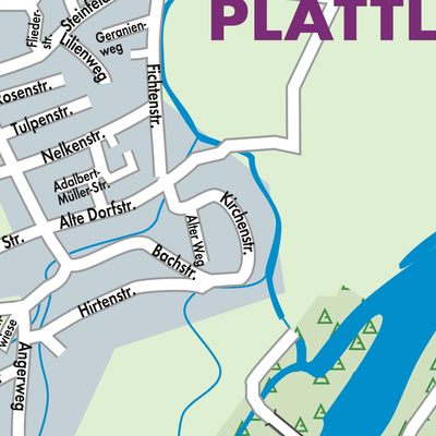 Stadtplan Plattling