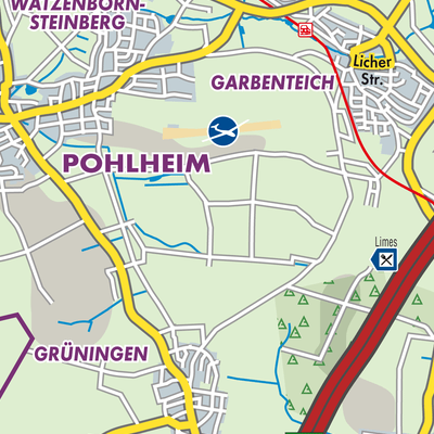 Übersichtsplan Pohlheim