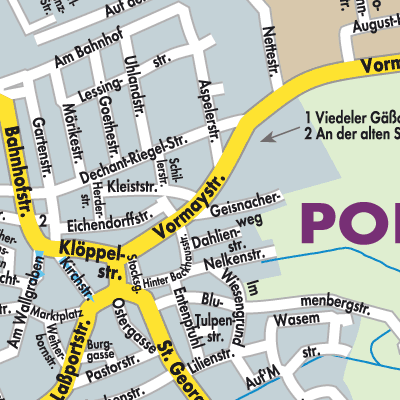 Stadtplan Polch