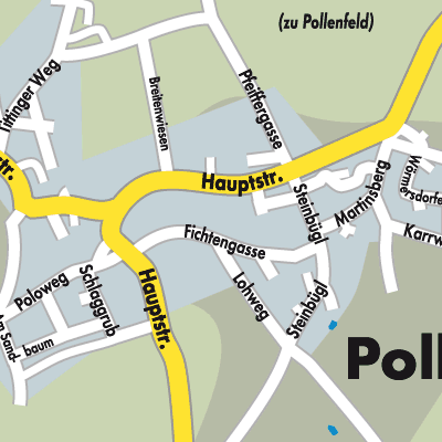 Stadtplan Pollenfeld