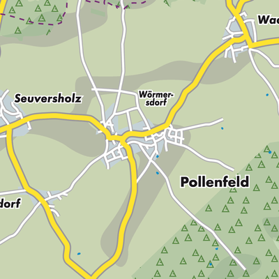 Übersichtsplan Pollenfeld