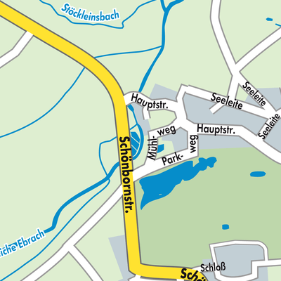 Stadtplan Pommersfelden