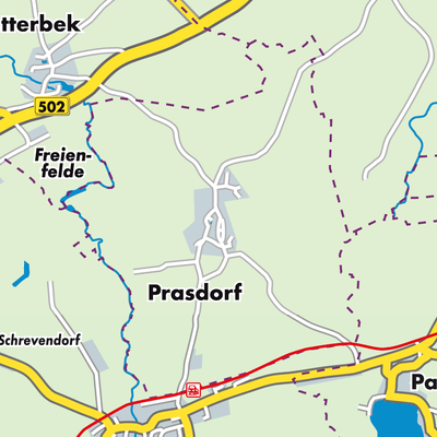 Übersichtsplan Prasdorf